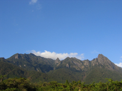 モッチョム岳と割石岳